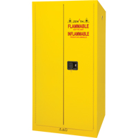 Flammable Storage Cabinet, 60 gal., 2 Door, 34" W x 65" H x 34" D Kelford