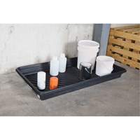 Plateaux Ultra-Utility Trays, 12" lo x 48" la x 4,75" h, Cap. de d&eacute;versement 12 gal. Kelford