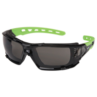 Z2500 Series Safety Glasses with Foam Gasket, Grey/Smoke Lens, Anti-Scratch, ANSI Z87+/Meets/Exceeds CSA Z94.3 Kelford