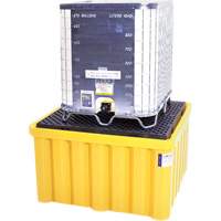 Ultra-IBC Spill Pallet&reg; with Drain, 400 US gal. Spill Capacity, 58.75" x 58.75" x 33" Kelford