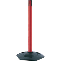 Single Line Heavy Duty Receiver Post, 38" High, Red Kelford