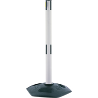Dual Line Heavy Duty Receiver Post, 38" High, White Kelford