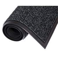 Astro-Plus™ Mat, Polyethylene, Scraper Type, Textured Pattern, 3-3/10' x 4', Charcoal SDP177 | Kelford