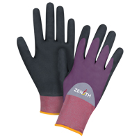 Gants enduits de premi&egrave;re qualit&eacute; ZX-2, 7/Petit, R&ecirc;vetement Nitrile/Mousse de nitrile, Calibre 18, Enveloppe en Nylon Kelford