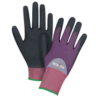 Gants enduits de premi&egrave;re qualit&eacute; ZX-2, 11/2T-Grand, R&ecirc;vetement Nitrile/Mousse de nitrile, Calibre 18, Enveloppe en Nylon Kelford