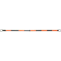 Retractable Cone Bar, 7' 5" Extended Length, Black/Orange SDP614 | Kelford