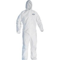 Kleenguard A45 Liquid/Particle Surface Prep & Paint Coveralls, Small, White, Microporous Kelford