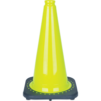 C&ocirc;ne de signalisation de premi&egrave;re qualit&eacute;, 18", Vert lime Kelford