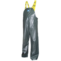 Journeyman&reg; Bib Pants, 4X-Large, Polyester/PVC, Green Kelford