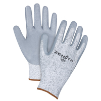 Gants &eacute;lastiques sans coutures r&eacute;sistants &agrave; la coupe, Taille Grand/9, Calibre 13, Rev&ecirc;tement Nitrile, Enveloppe en PEHP, ANSI/ISEA 105 niveau 2/EN 388 niveau 3 Kelford