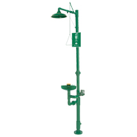 Combination Emergency Shower & Eye/Face Wash Station, Pedestal Kelford