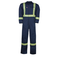 Westex UltraSoft&reg; Unlined Coveralls, Size 34/36, Navy Blue, 12.4 cal/cm2 Kelford