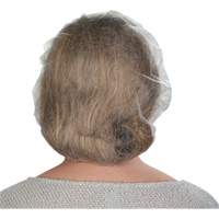 Non-Woven Bouffant Caps, Polypropylene, 21"/Large, White Kelford