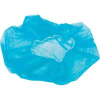Non-Woven Bouffant Caps, Polypropylene, 21"/Large, Blue Kelford