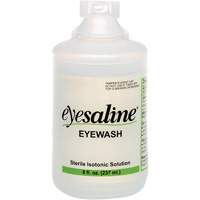 Saline Eyewash Bottles, Full Bottle, 8 oz. Kelford