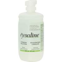 Saline Eyewash Bottles, Full Bottle, 16 oz. Kelford