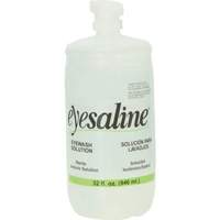 Saline Eyewash Bottles, Full Bottle, 32 oz. Kelford