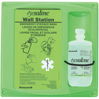 Support mural pour solution saline de douche oculaire, Simple Kelford
