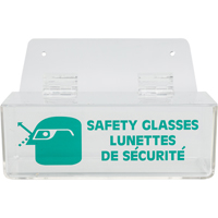 Distributeur de lunettes de s&eacute;curit&eacute; avec couvercle Kelford