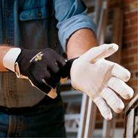 Gants antivibrations Air Glove, Taille Moyen, Paume Cuir perl&eacute; Kelford
