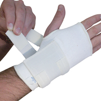 Ambidextrous Wrist Supports, Cotton/Elastic, Small Kelford