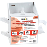 Disposable Lens Cleaning Station, Cardboard, 8" L x 5" D x 12-1/2" H SEE382 | Kelford