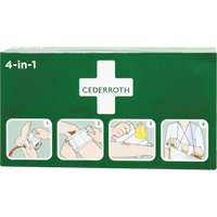 Coagulant 4-dans-1 cederroth, 9" lo x 5-1/2" la Kelford