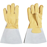 Welding Gloves, Grain Cowhide, Size Small SEE840 | Kelford