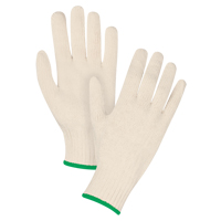 Heavyweight String Knit Gloves, Poly/Cotton, 7 Gauge, Medium Kelford