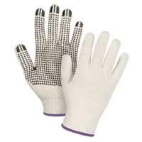 Gants tricot&eacute;s de poids lourd, Poly/coton, Un c&ocirc;t&eacute;, Calibre 7, T-petit Kelford