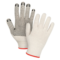 Heavyweight Dotted String Knit Gloves, Poly/Cotton, Single Sided, 7 Gauge, Small SEE939 | Kelford