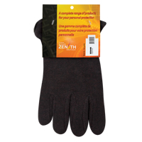 Jersey Gloves, Large, Brown, Red Fleece, Slip-On Kelford