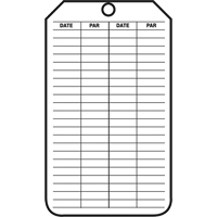 &eacute;tiquettes de s&eacute;curit&eacute; d'inspection et de contr&ocirc;le de l'&eacute;tat de l'&eacute;quipement, Papier cartonn&eacute;, 3-1/8" la x 5-7/8" h, Français Kelford