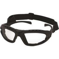 Dustdevil Black Frame Safety Glasses, Clear Lens, Anti-Fog/Anti-Scratch, ANSI Z87+/Meets/Exceeds CSA Z94.3 Kelford