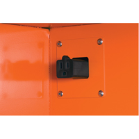 Emergency Preparedness Storage Cabinets, Steel, 4 Shelves, 65" H x 43" W x 18" D, Orange SEG861 | Kelford