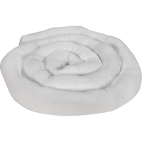 Remblais tubulaire absorbant, Huile seulement, Absorption 45 gal., 3" la x 10' lo, Pqt de 10 Kelford