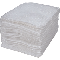Premium Bonded Sorbent Pads, Oil Only, 15" x 17", 25 gal. Absorbancy Kelford