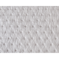 Premium Fine Fiber Sorbent Pads, Oil Only, 15" x 17", 25 gal. Absorbancy Kelford