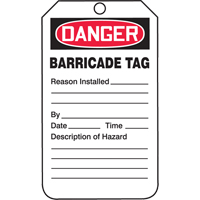 &eacute;tiquettes de s&eacute;curit&eacute;, Plastique, 3-1/4" la x 5-3/4" h, Anglais Kelford