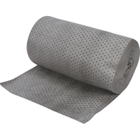 Rouleaux absorbants en fibres fines de calibre industriel, Lourd, 150' lo x 30" la, Absorption 70 gal. Kelford