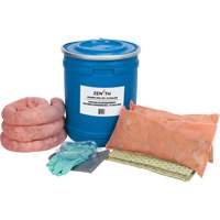 Trousse de lutte contre les d&eacute;versements pour camion, Mati&egrave;res dangereuses, Baril, Absorbance de 10 gal. US Kelford