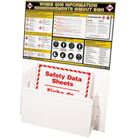 Postes d'information SGH, Anglais & français, Compris reliures Kelford