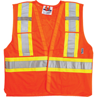 Vestes de s&eacute;curit&eacute; pour la circulation, Orange haute visibilit&eacute;, Moyen/Petit, Polyester Kelford