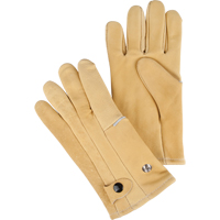 Driver's Style Gloves, Large, Grain Cowhide Palm, Fleece Inner Lining SEK146 | Kelford