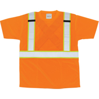CSA Compliant T-Shirt, Polyester, Medium, Orange Kelford