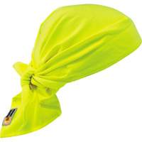 Chill-Its&reg; 6710FR FR Cooling Triangle Hat, High Visibility Lime-Yellow Kelford