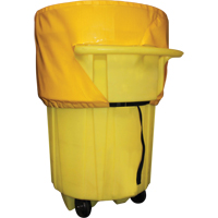 Couvercle en poly pour les surconteneurs avec roues de 50 gallons Kelford