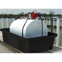 Unit&eacute; de confinement Poly-Tank 550 avec drain, 113" lo x 71" la x 32" h, 750 gal. US Capacit&eacute; Kelford