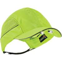 Casquette &agrave; bord court avec &eacute;clairage DEL Skullerz 8960, Vert lime haute visibilit&eacute; Kelford