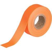 Ruban pour signalisation, 1,188" la x 150' lo, Orange fluorescent Kelford